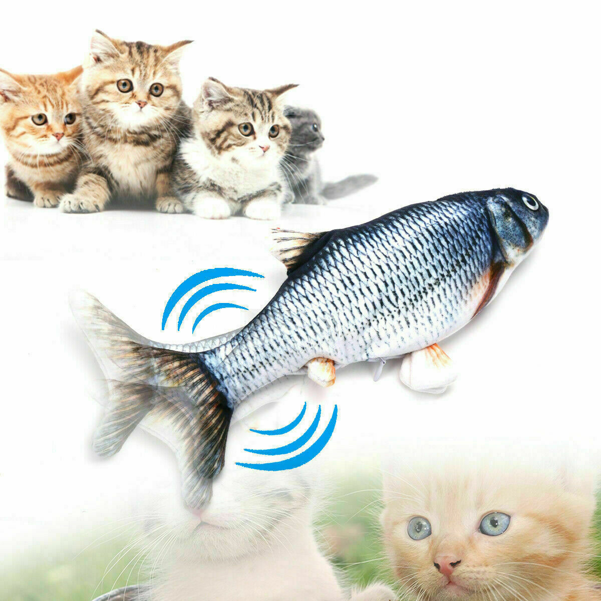 Elektrische Fischspielzeug die Neugier Ihrer Katze zu wecken
