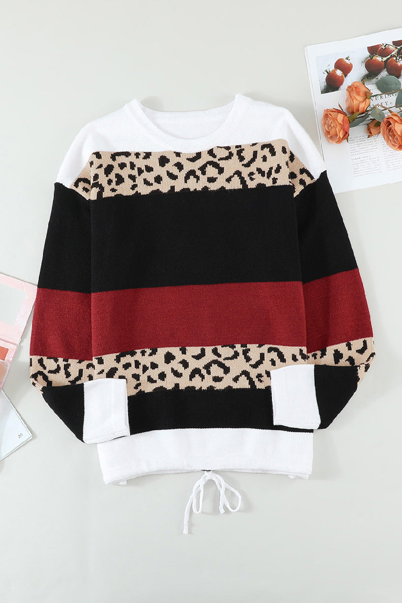Pullover im Leopardenmuster