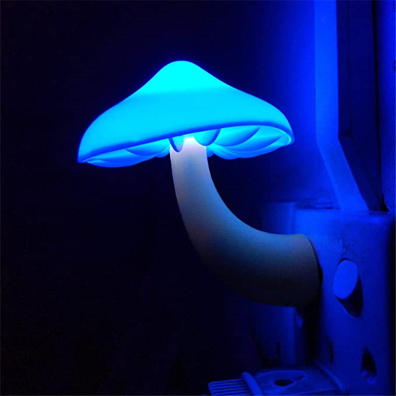 LED Nachtlicht Pilz Steckdosenlampe