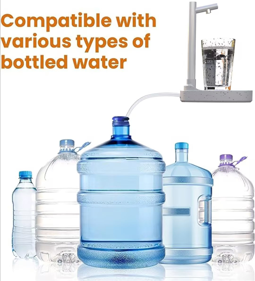 Wasserflaschen-Desktop-Wasserspender mit Standfuß
