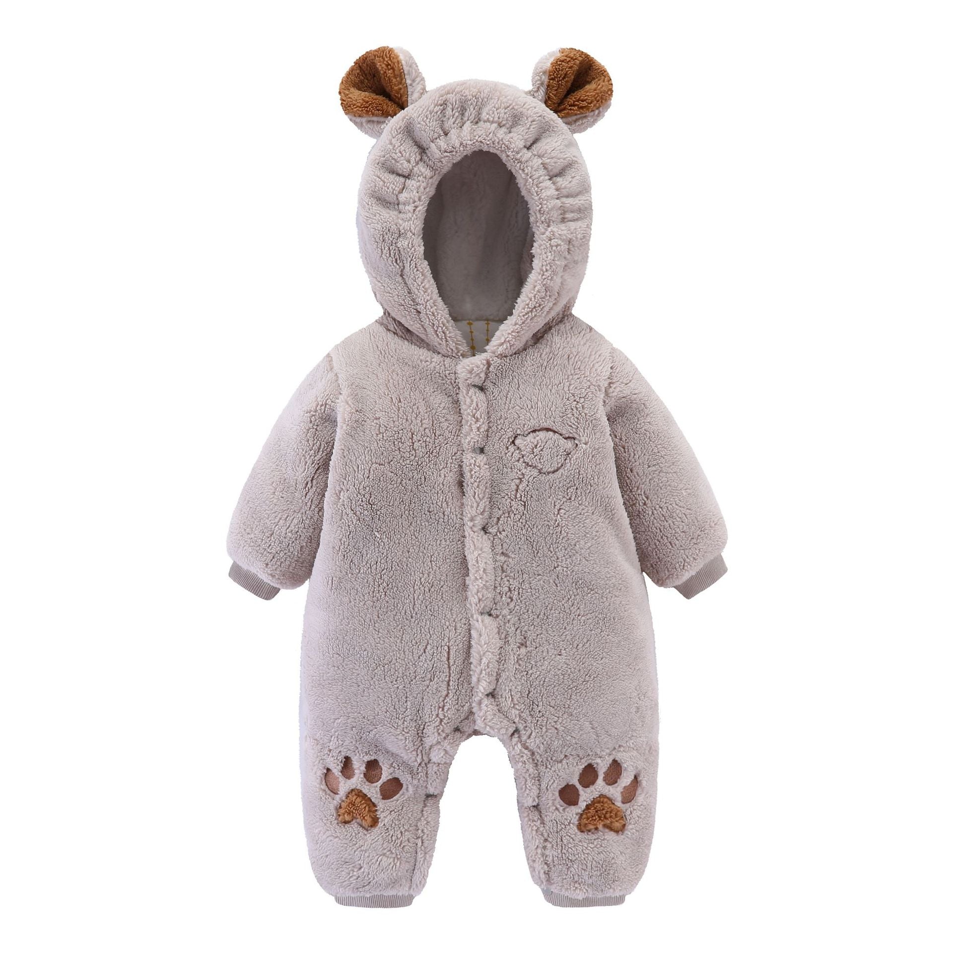 Baby Plüsch warme Overall