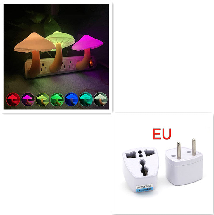 LED Nachtlicht Pilz Steckdosenlampe