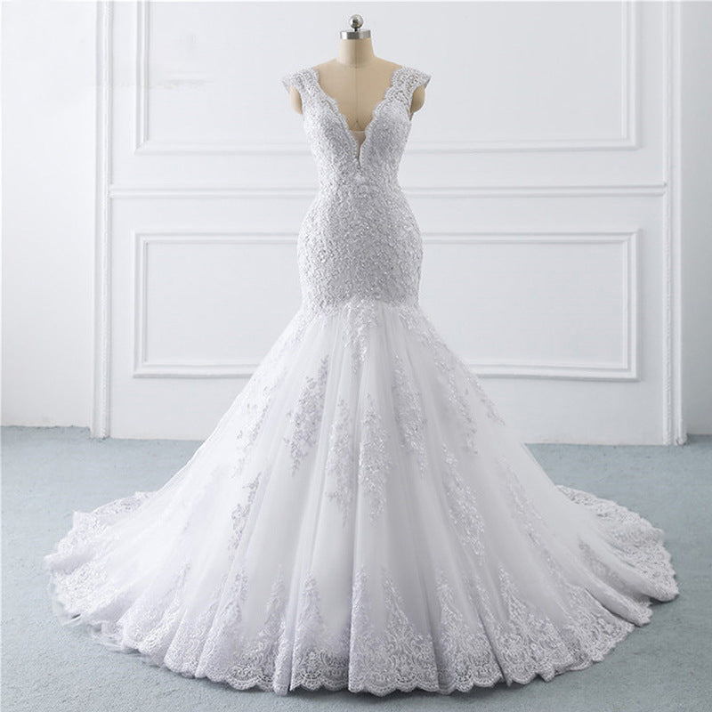 Hochzeitskleid "Maradi Light", sexy, mit luxuriöser Schleppe