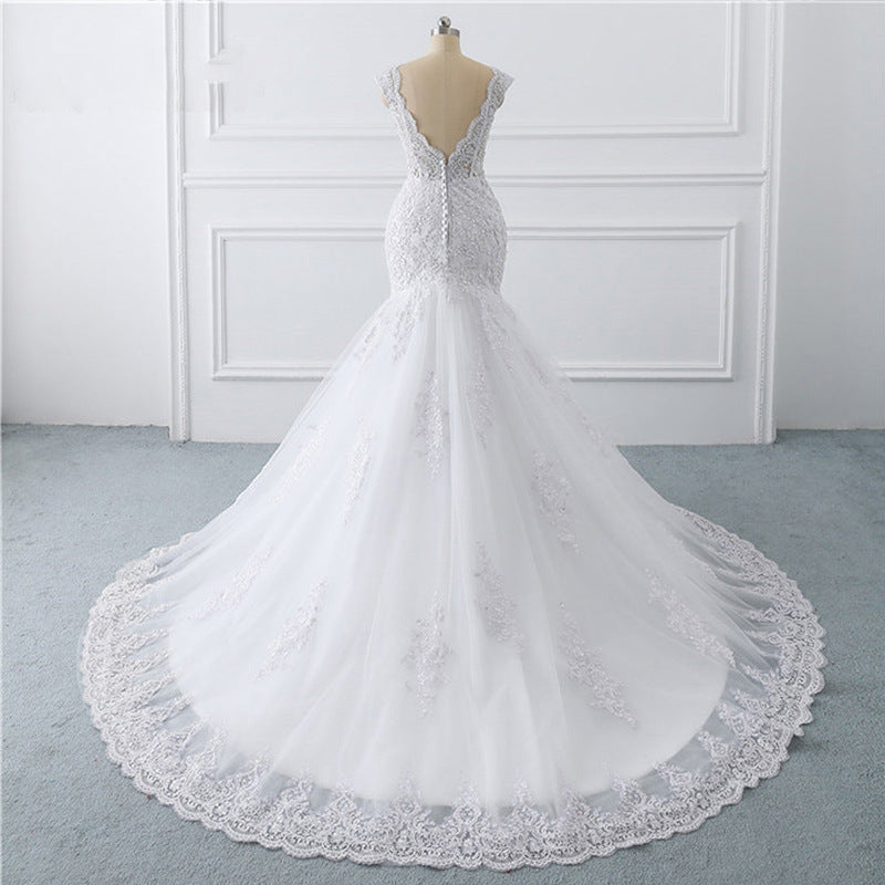 Hochzeitskleid "Maradi Light", sexy, mit luxuriöser Schleppe