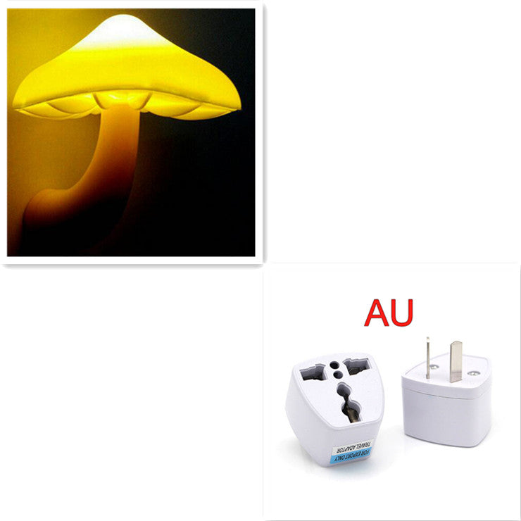 LED Nachtlicht Pilz Steckdosenlampe