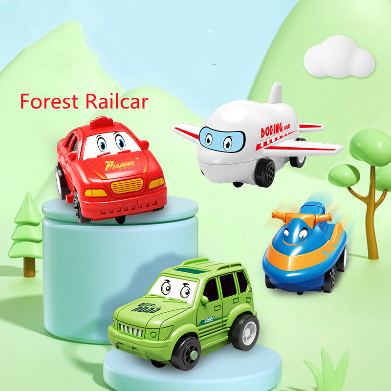 Kinder-Puzzle-Elektro-Bahndraisinen-Bausatz Autos