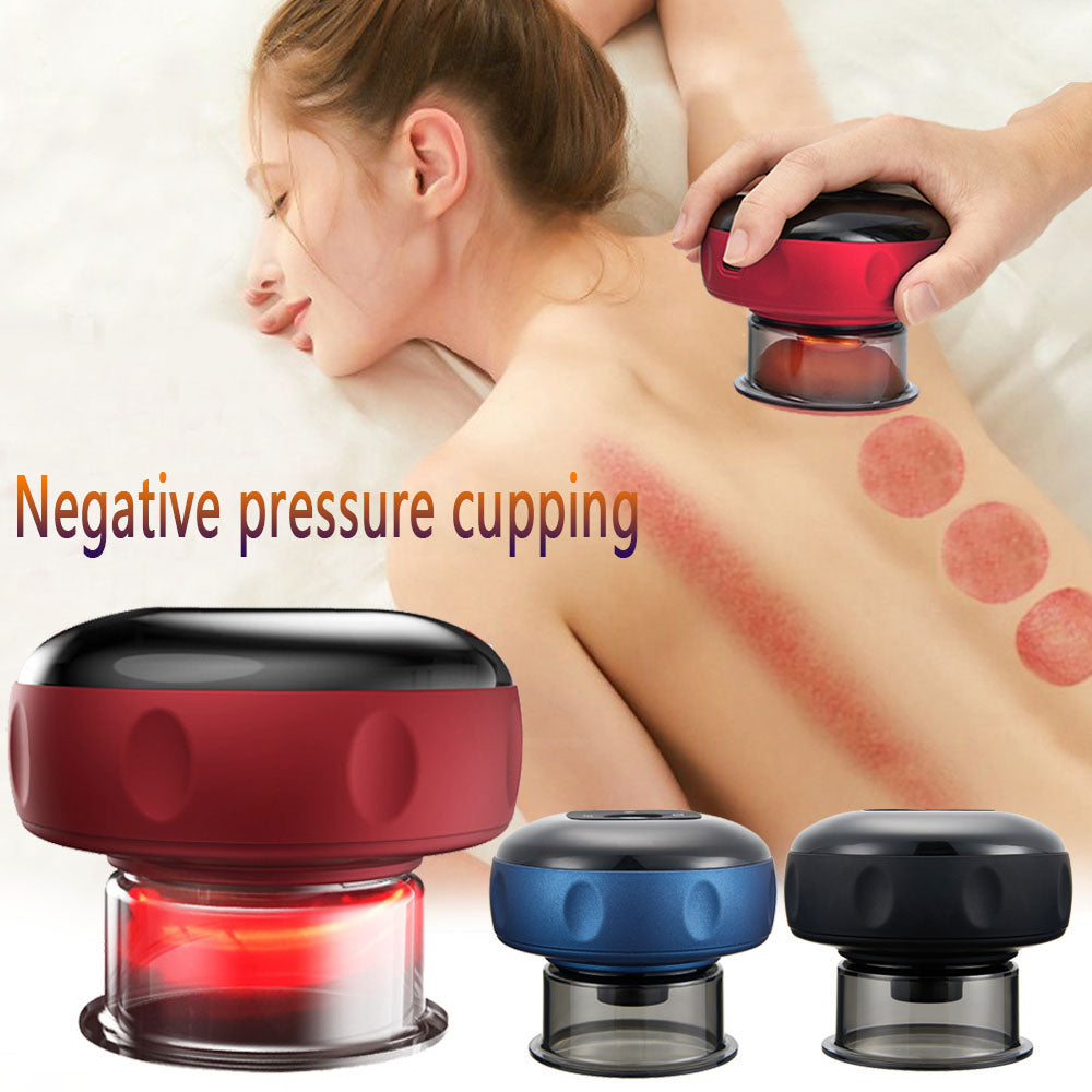 Elektrische Schröpfen Massiger Vakuum Saug Tassen EMS Ventosas Anti Cellulite Magnet Therapie Guasha Schaben Fett Brenner Abnehmen