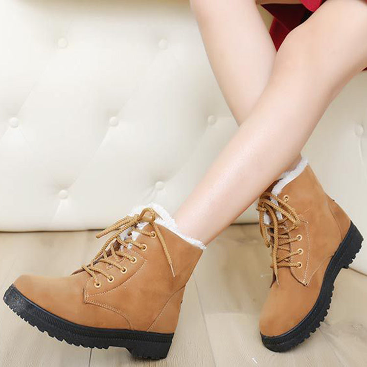 Winter Schnee Stiefel Mit Warmen Plüsch Stiefeletten Für Frauen Schuhe