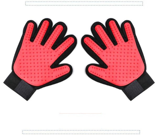 Pet Haar Entfernung Pinsel Kamm- Handschuhstil, lassen Sie Haustiere das bequeme Bad genießen!