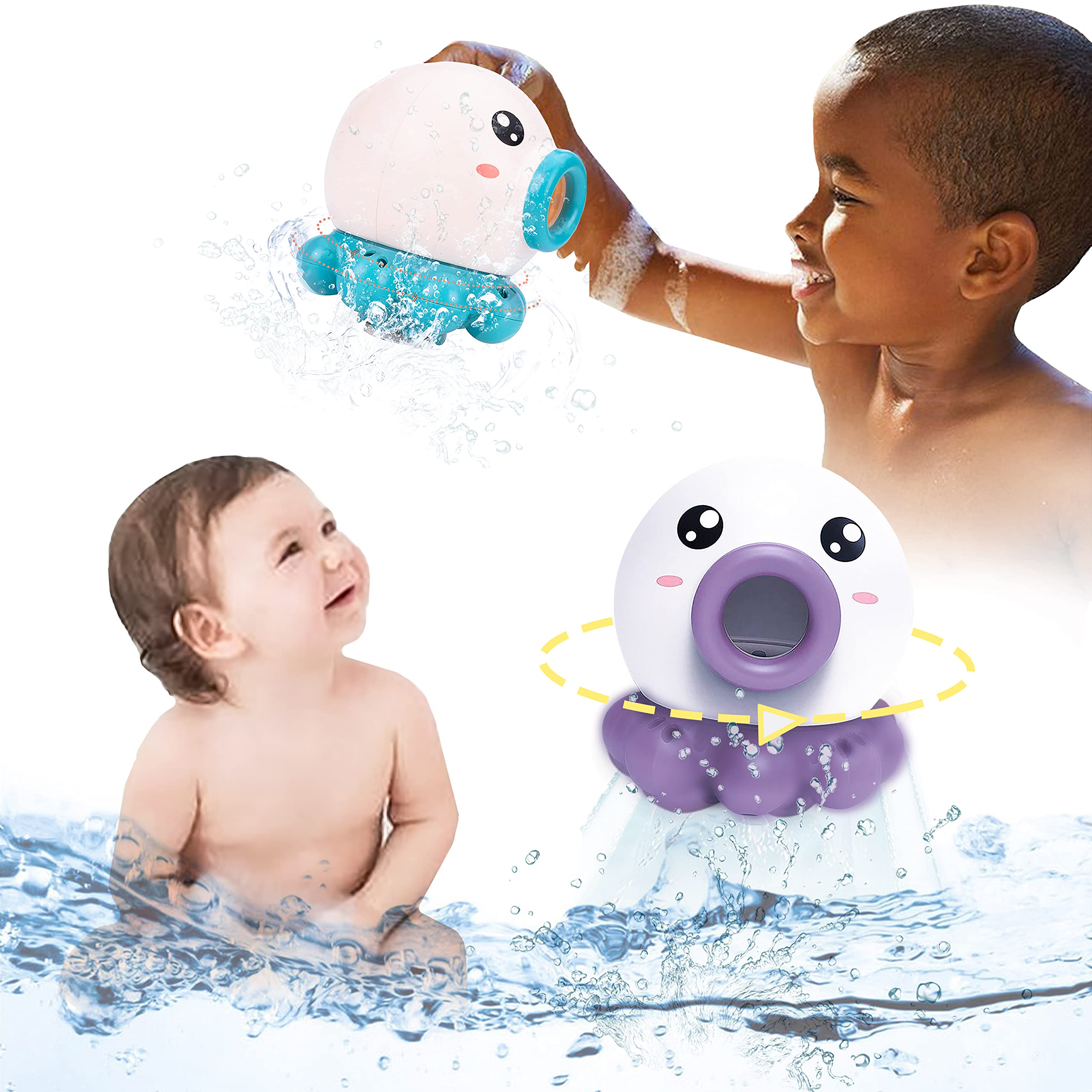 Rotierenden Wasser Jet Auftrieb Dusche Mit Nette Ctopus Form