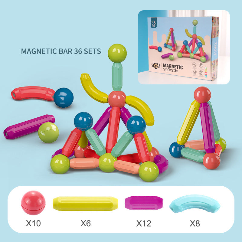 Magnetische Stick Bausteine Spiel Magneten Kinder Set Kinder Magneten Für Kinder Magnetische Spielzeug Ziegel
