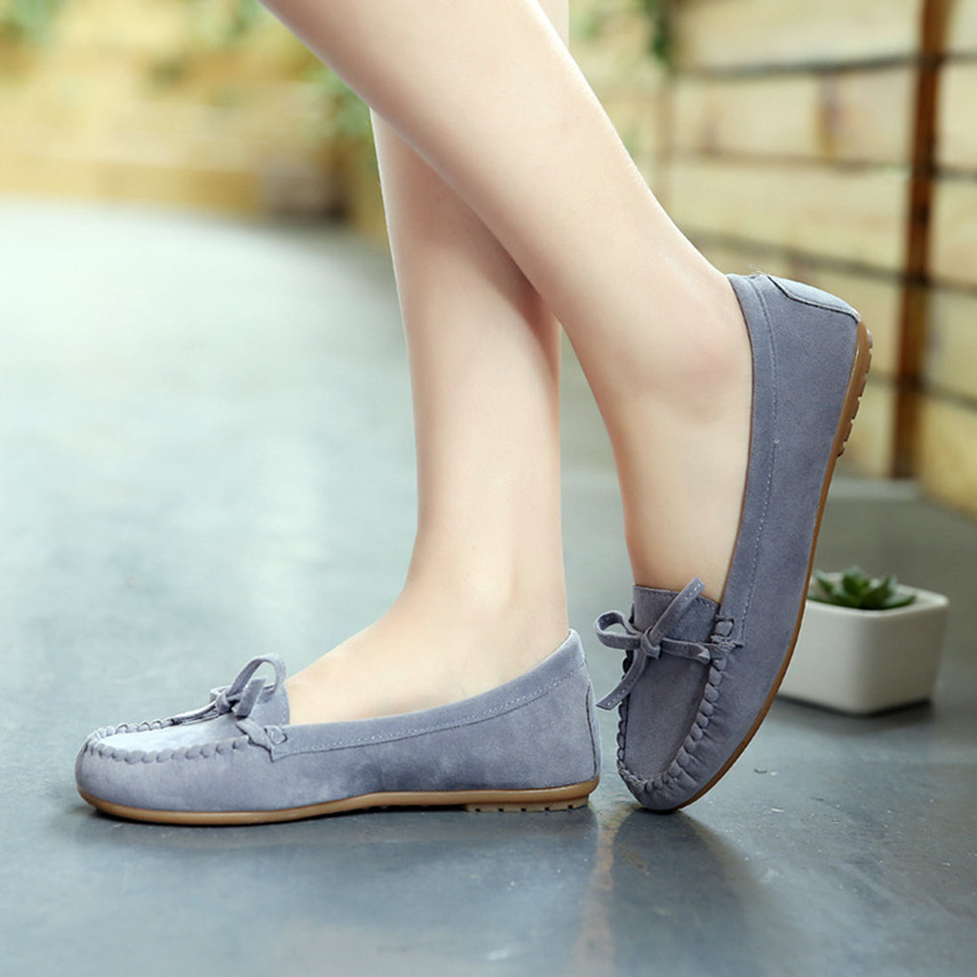 Damen flache Schuhe
