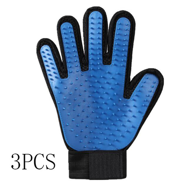Pet Haar Entfernung Pinsel Kamm- Handschuhstil, lassen Sie Haustiere das bequeme Bad genießen!