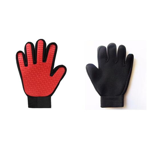Pet Haar Entfernung Pinsel Kamm- Handschuhstil, lassen Sie Haustiere das bequeme Bad genießen!