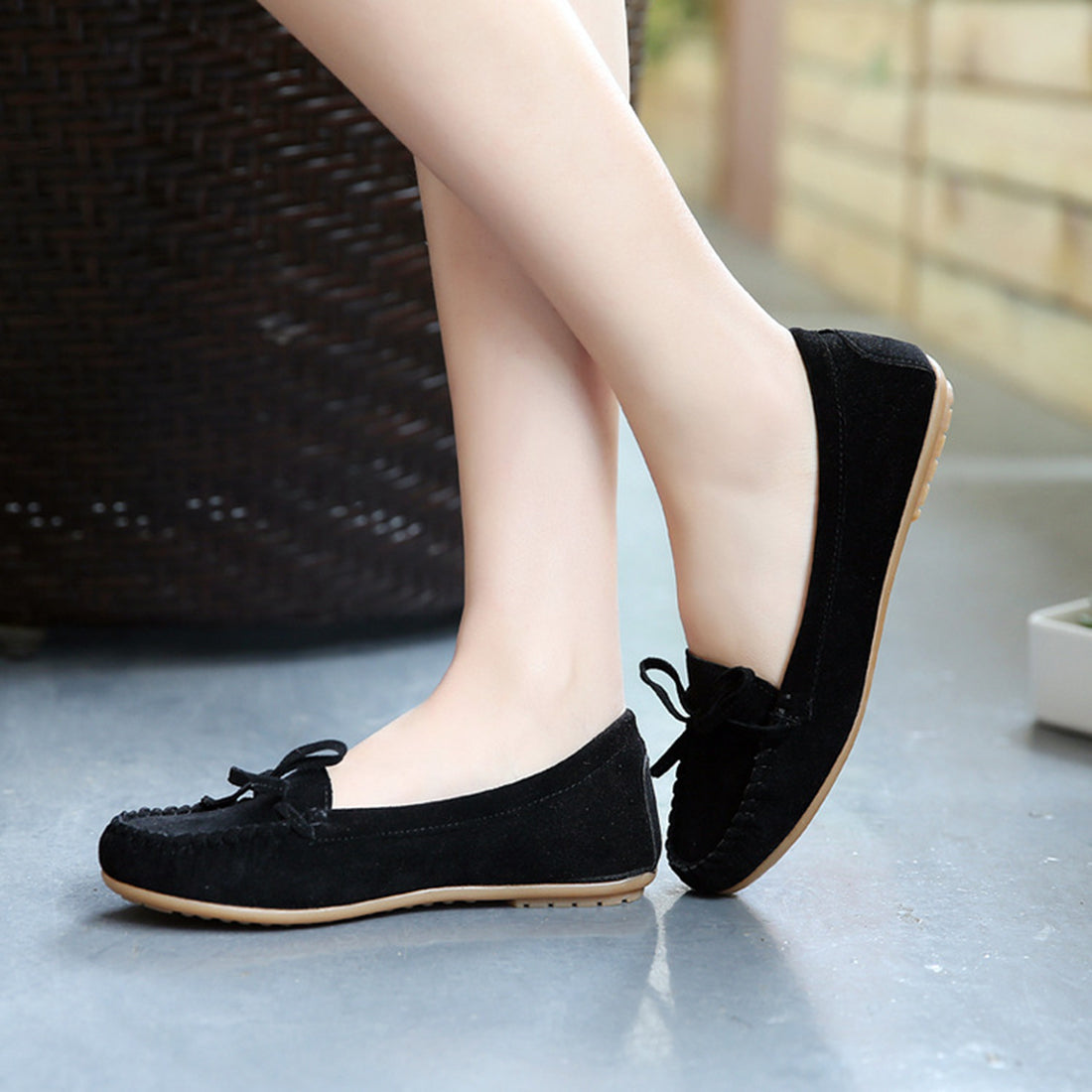 Damen flache Schuhe