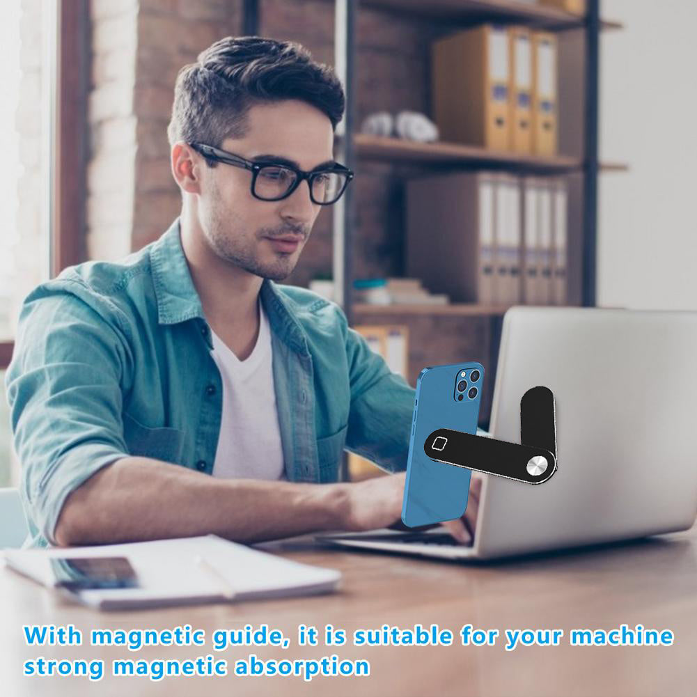 Laptop-Telefon halter, Einstellbare Laptop-Seiten Halterung, Magnetische Laptop-Monitor halterung, Computer-Laptop-Handy-Ständer faltbare Aluminium