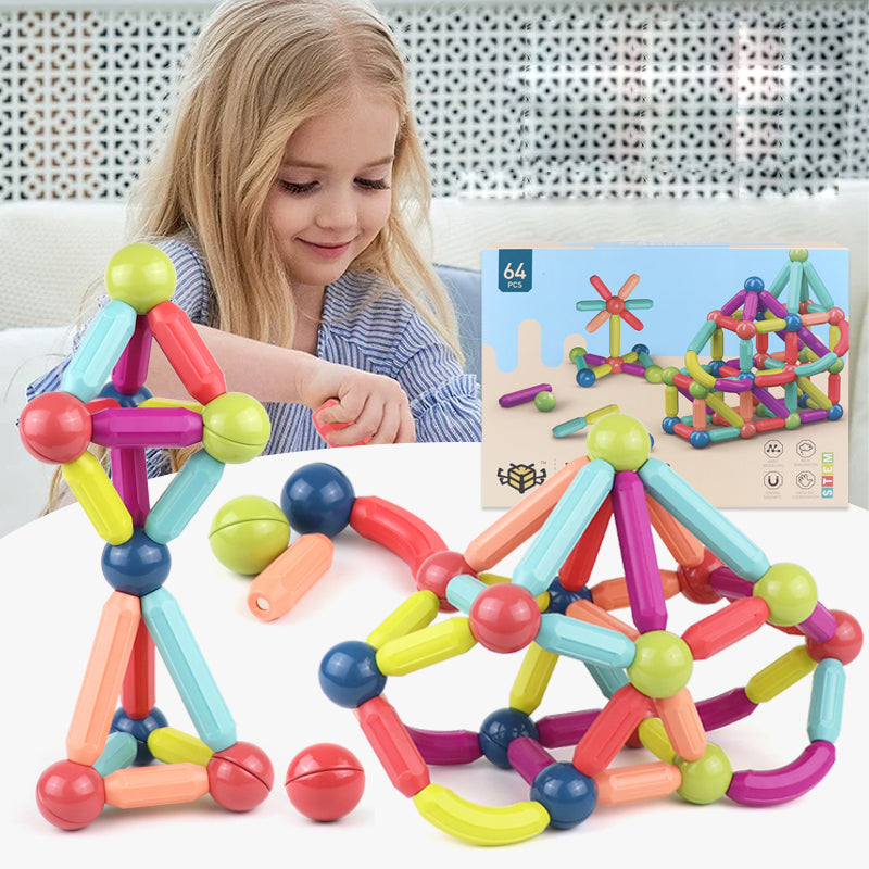 Magnetische Stick Bausteine Spiel Magneten Kinder Set Kinder Magneten Für Kinder Magnetische Spielzeug Ziegel