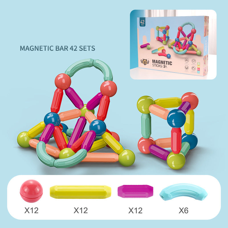 Magnetische Stick Bausteine Spiel Magneten Kinder Set Kinder Magneten Für Kinder Magnetische Spielzeug Ziegel
