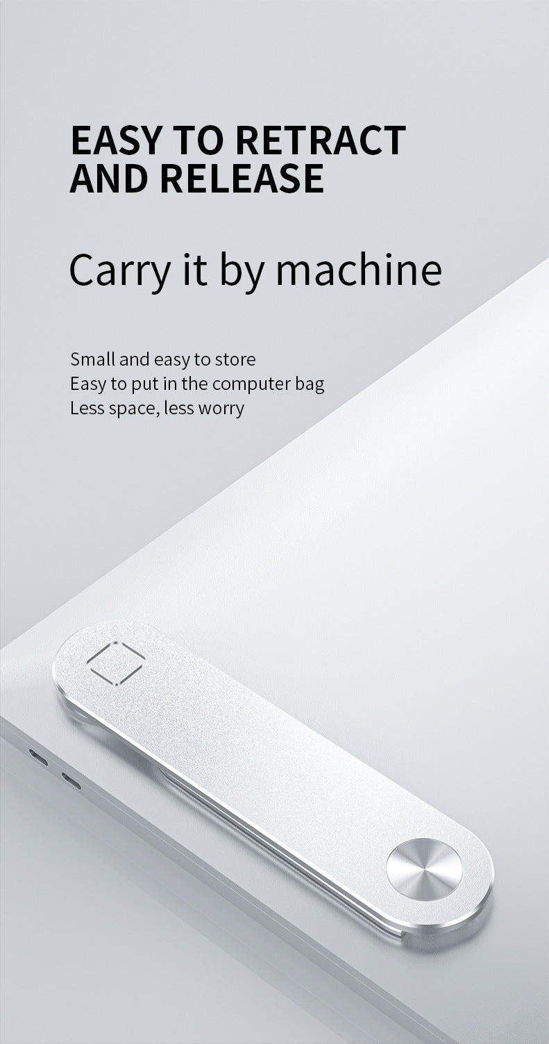 Laptop-Telefon halter, Einstellbare Laptop-Seiten Halterung, Magnetische Laptop-Monitor halterung, Computer-Laptop-Handy-Ständer faltbare Aluminium
