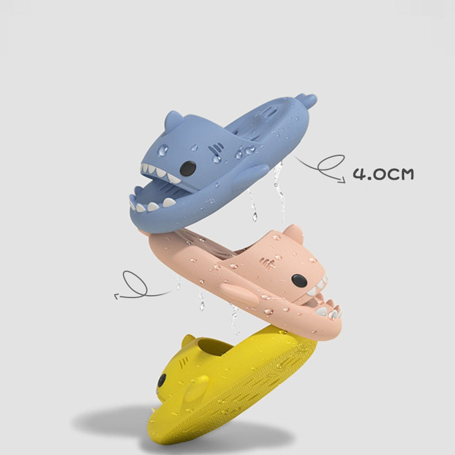 Outdoor Home Bad Nette Shark Plattform Hausschuhe