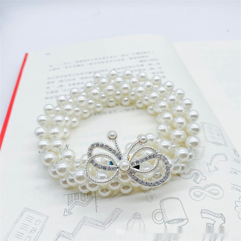 Modeschmuck Damen weiße Perle Taille Kette Dekoration