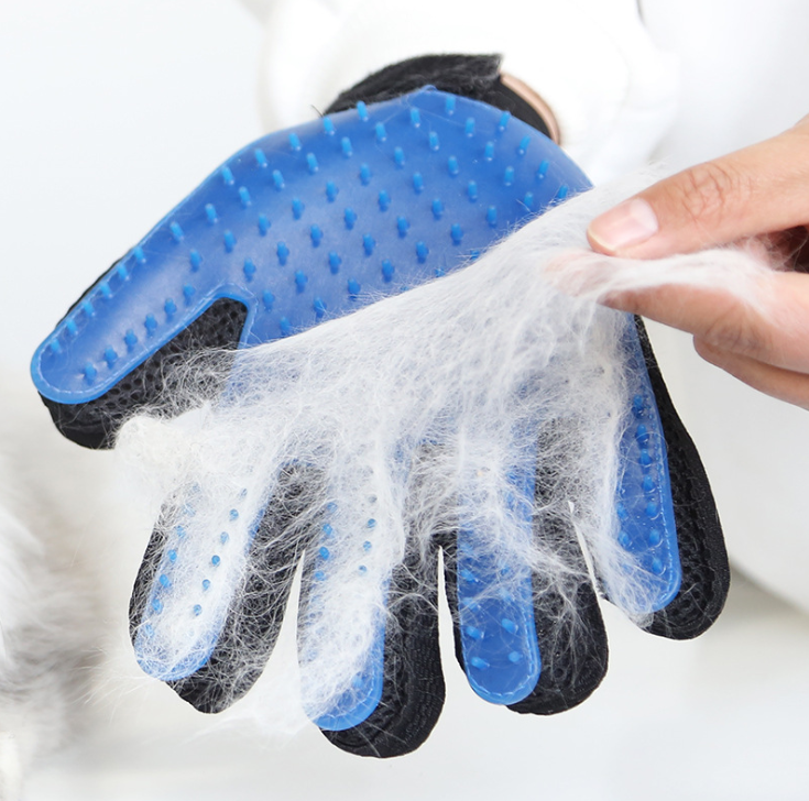 Pet Haar Entfernung Pinsel Kamm- Handschuhstil, lassen Sie Haustiere das bequeme Bad genießen!