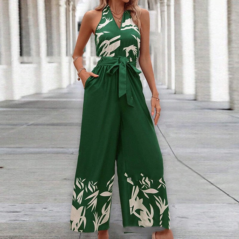 Neckholder rückenfreier Overall für Damen