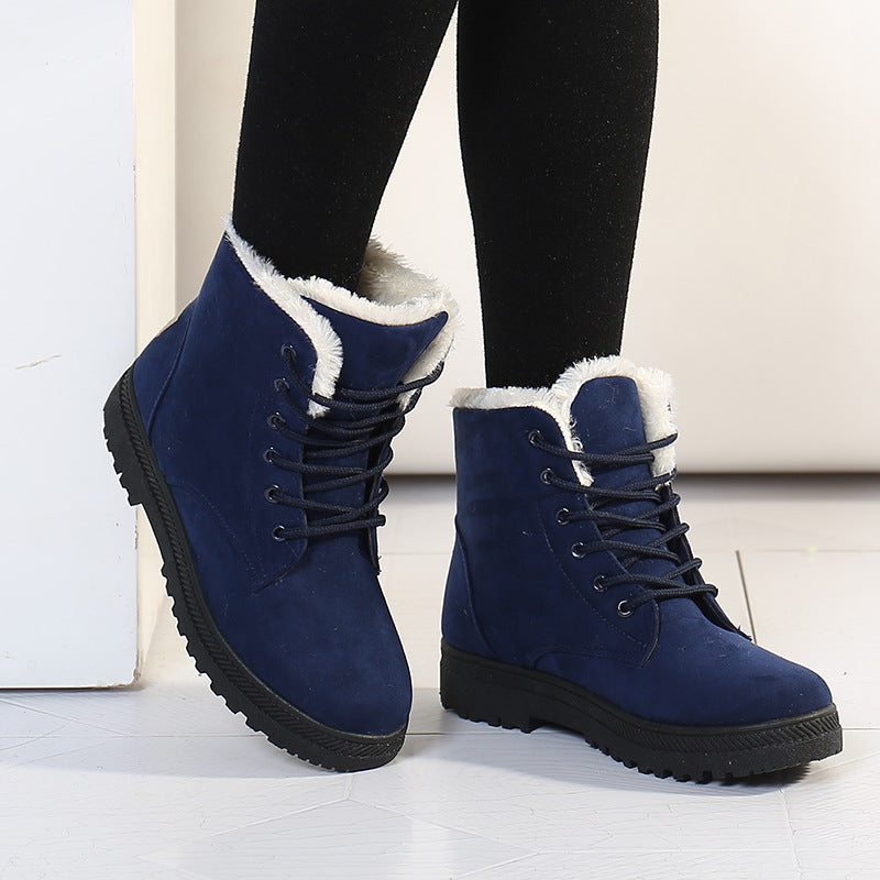 Winter Schnee Stiefel Mit Warmen Plüsch Stiefeletten Für Frauen Schuhe