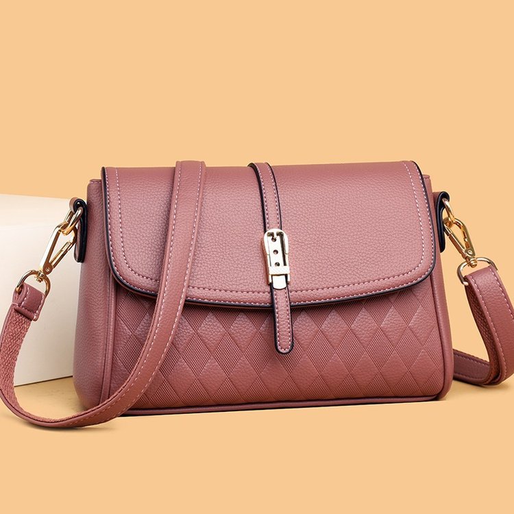 Hochwertige Messenger-Tasche einfaches weiches Leder