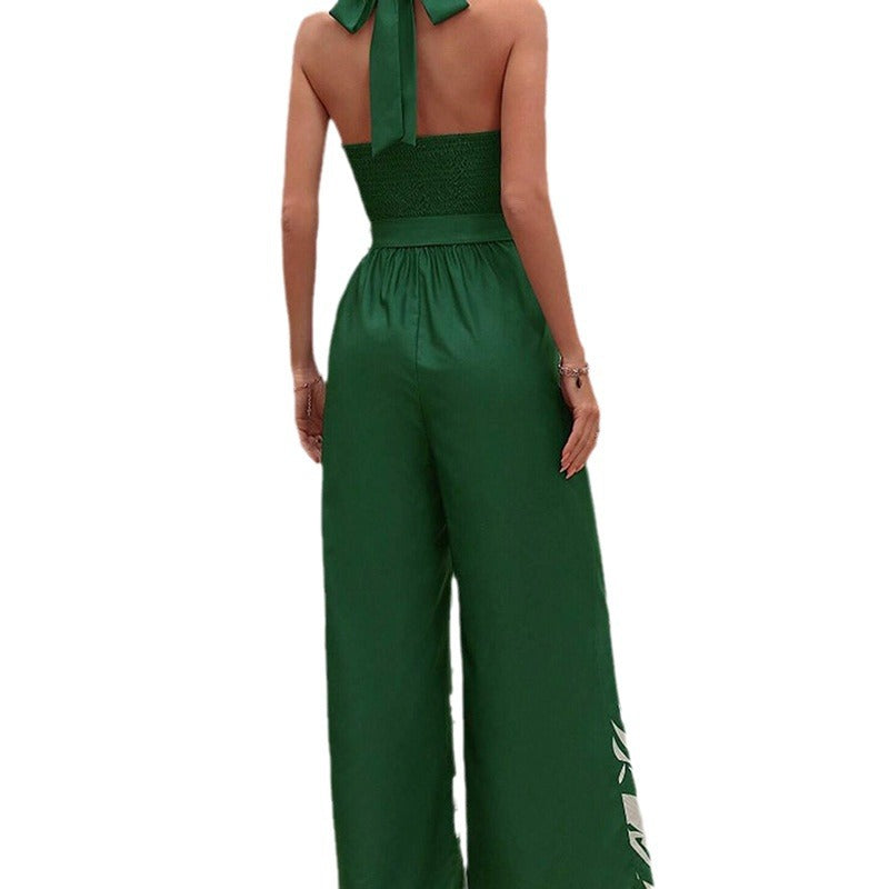 Neckholder rückenfreier Overall für Damen