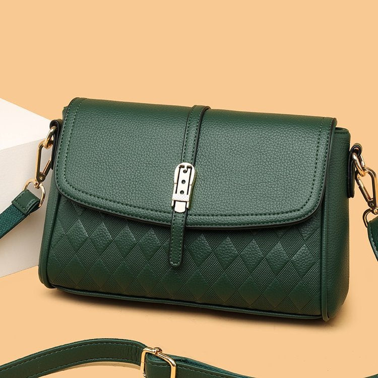 Hochwertige Messenger-Tasche einfaches weiches Leder
