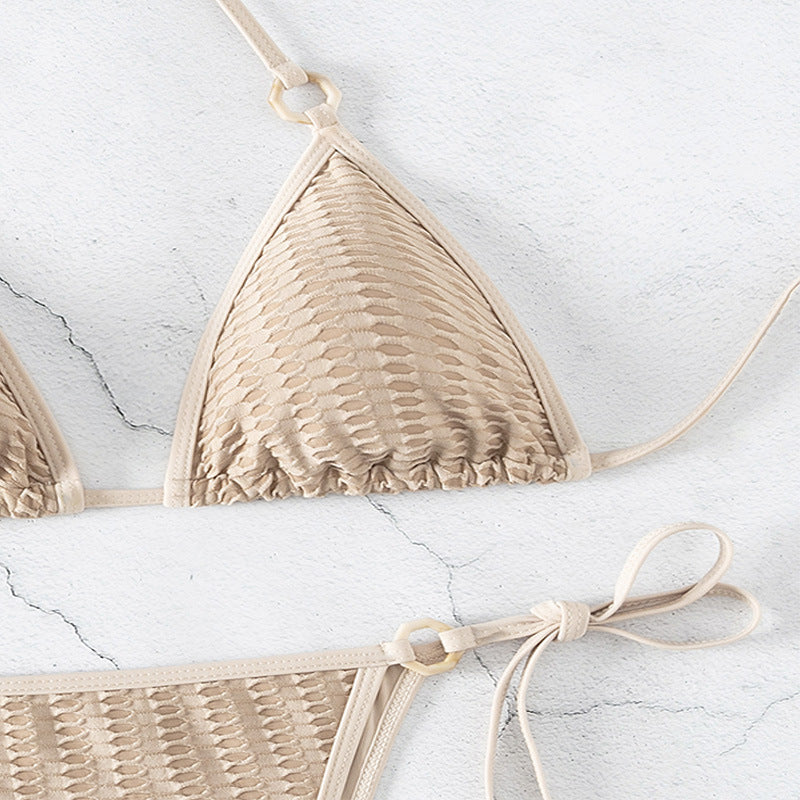 Bikini-Badeanzug mit Schnürung für Damen