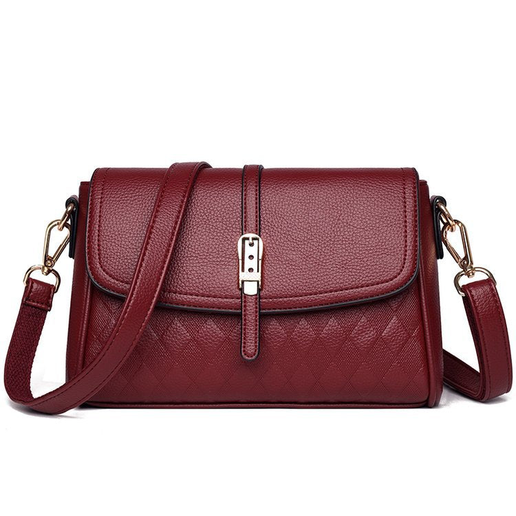 Hochwertige Messenger-Tasche einfaches weiches Leder