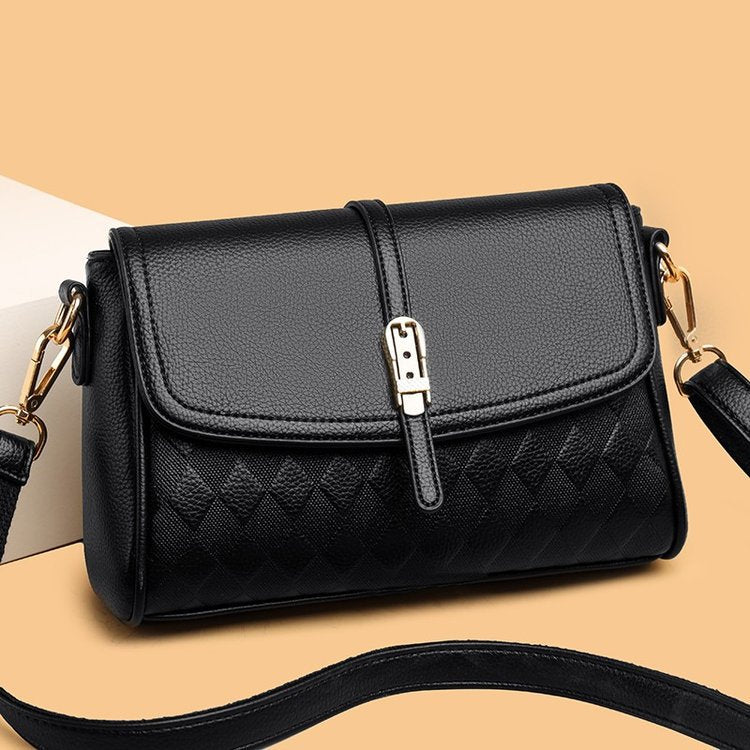 Hochwertige Messenger-Tasche einfaches weiches Leder