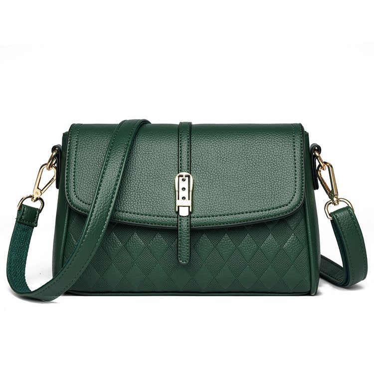 Hochwertige Messenger-Tasche einfaches weiches Leder