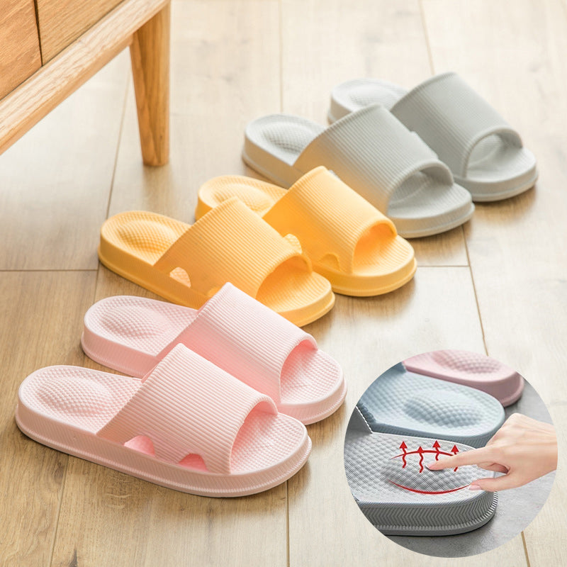 Frauen Bad Hausschuhe Mit Ferse Massage Ball Design Schuhe Zu Hause