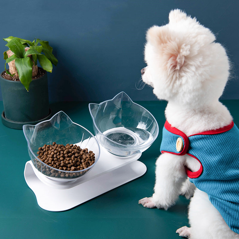 Anti-slip Katzen und Hundefutter Schüssel Zervikale Schutz