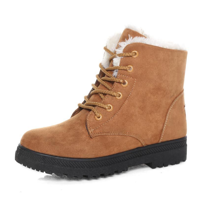 Winter Schnee Stiefel Mit Warmen Plüsch Stiefeletten Für Frauen Schuhe