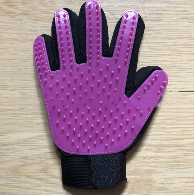 Pet Haar Entfernung Pinsel Kamm- Handschuhstil, lassen Sie Haustiere das bequeme Bad genießen!