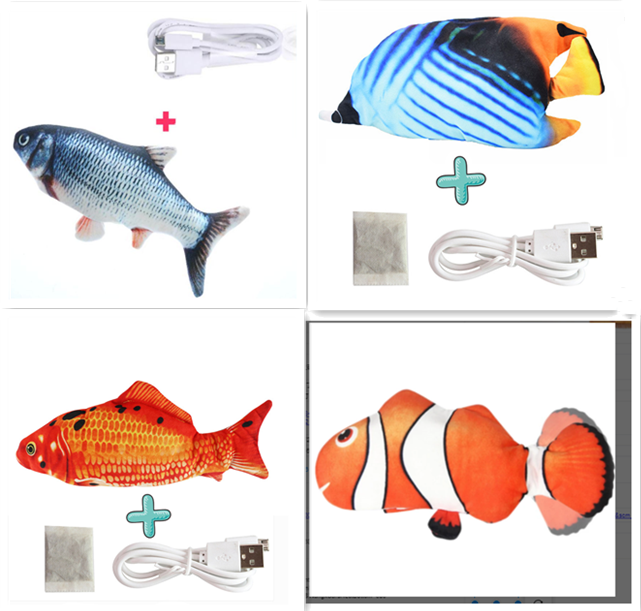 Elektrischer lustiger Katzensimulation Fisch