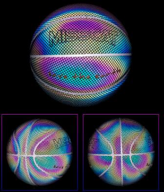 Leuchtender Luminöse Fluoreszent Basketball