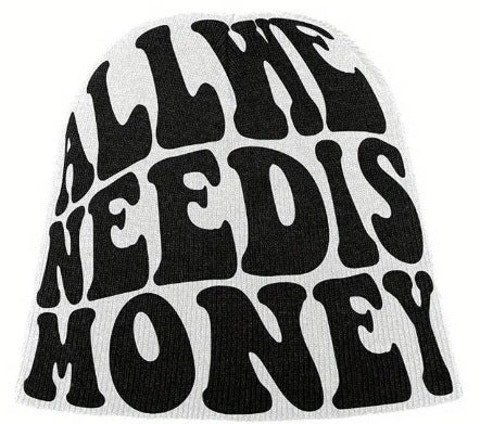 Buchstaben Beanie-Mütze