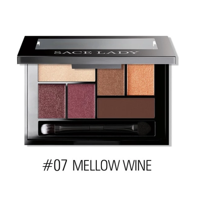 Makeup Palette mit 6 intensiven Farben - langanhaltend