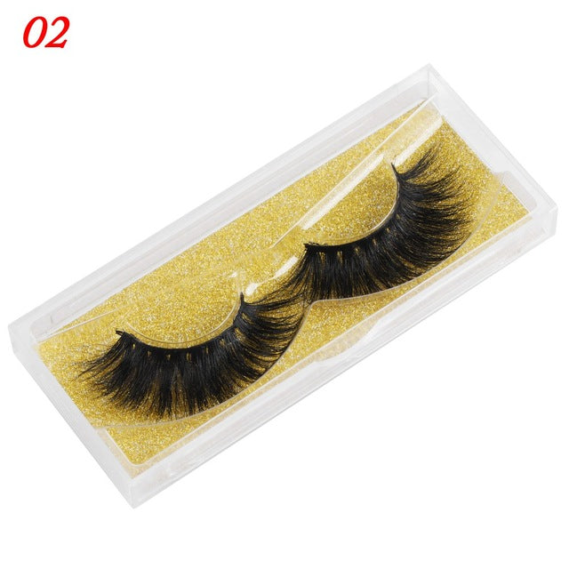 Nerz-Wimpern- flauschige falsche Wimpern