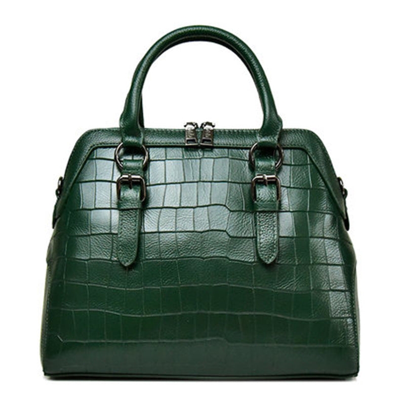 Echtleder-Handtasche Damenmode Rindsledertasche