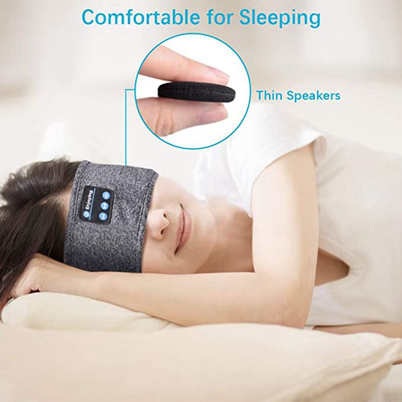 Kabellose Bluetooth-Schlafkopfhörer und Augenmaske