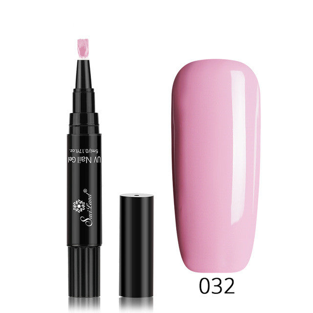3-in-1 Gel-Nagellackstift mit Glitzer