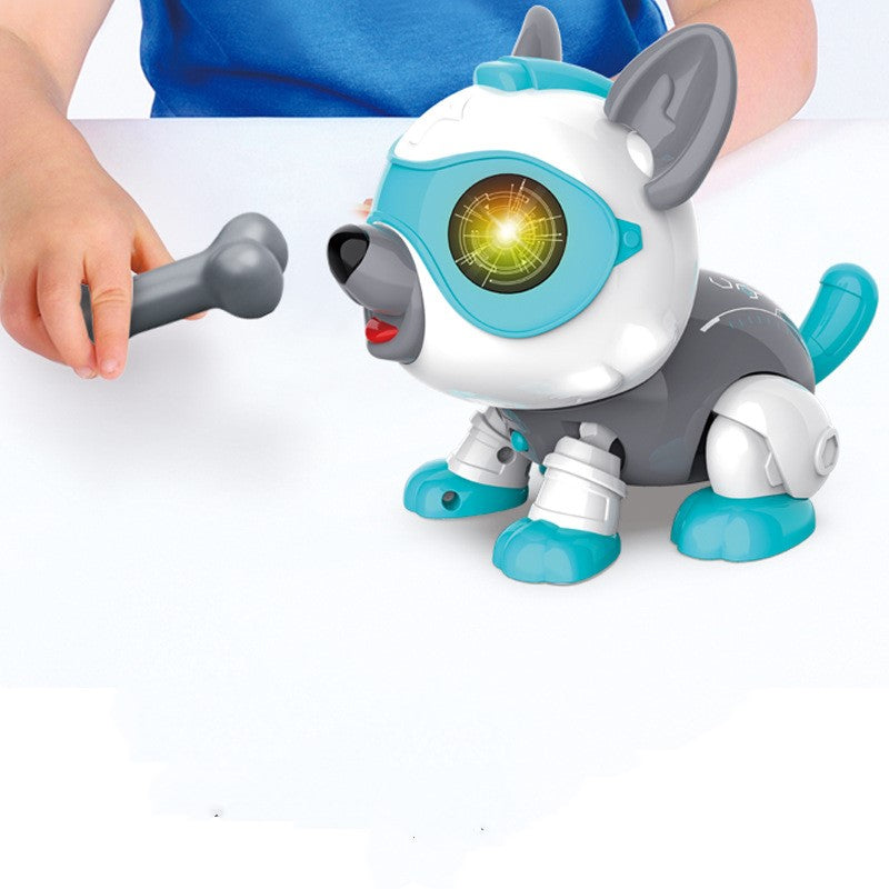 Elektronischer Roboterhund mit sprachgesteuerter und berührungssensitiver Technologie