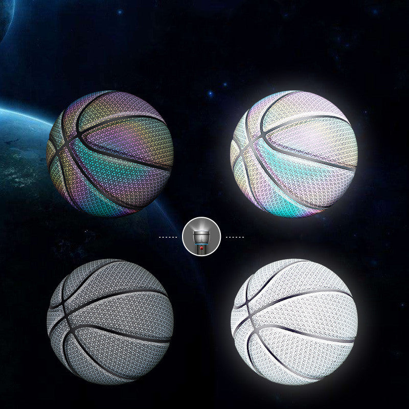 Basketball der im Dunkeln leuchtet