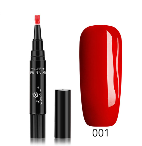 3-in-1 Gel-Nagellackstift mit Glitzer